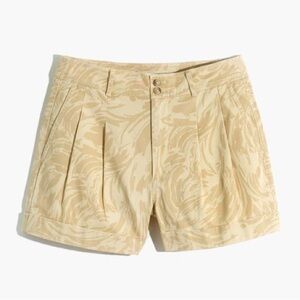 Madewell Pleated Shorts in Brushing Up Size 10